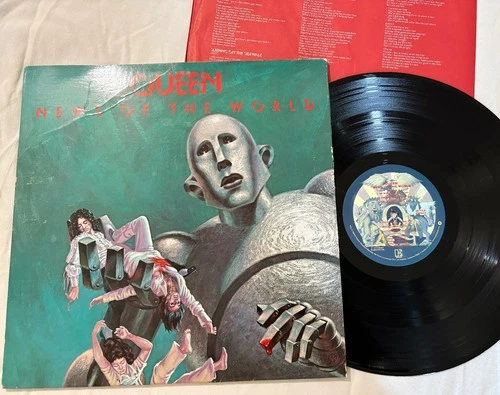 Queen – News Of The World LP w/ Inner (VG++) [1st US Press] ELEKTRA 12