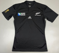 New Zealand All Blacks Rugby World Cup 2015 Shirt Jersey Adidas Size S Small