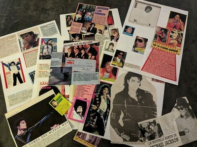 MICHAEL JACKSON Over 100 Great Smaller Clippings Articles F124
