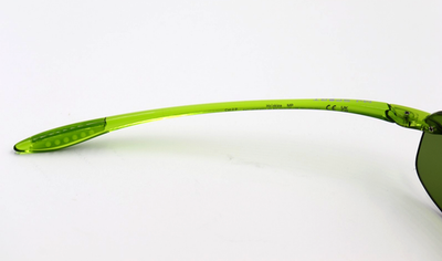 New Maui Jim Hookipa Transparent Green Sunglasses MJ0407S-008