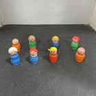 Vintage Little People Fisher Price Figures Lot of 8