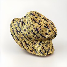 Yellow Black Orange Rubber Ducky With Sunglasses Cotton Canvas Bucket Hat