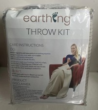 New Earthing Throw Blanket Kit - Grounding Blanket by Earthing, Clint Ober