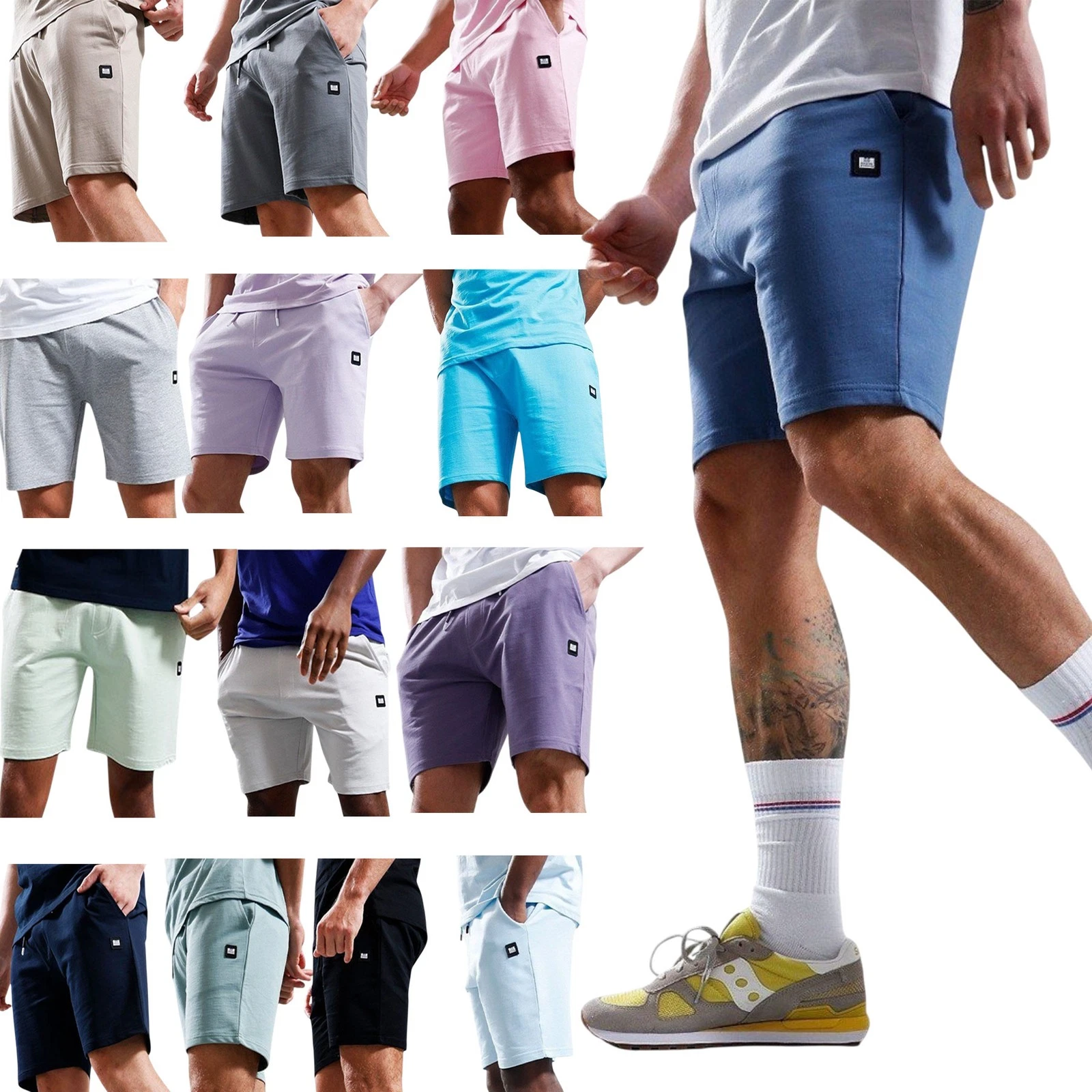 Weekend Offender Mens Cargo Shorts Casual Cotton Summer Workwear Half Pants
Opens in a new window or