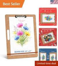Drawing Board - 13 x 17 Sketch Boards with Handle for Drafting Art - Portable...