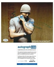 Brian McKnight Signed Autographed 8x10 Photo R&B ACOA