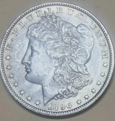 1896 P Morgan appears uncirculated beautiful coin no shipping or reserve Sigma++
