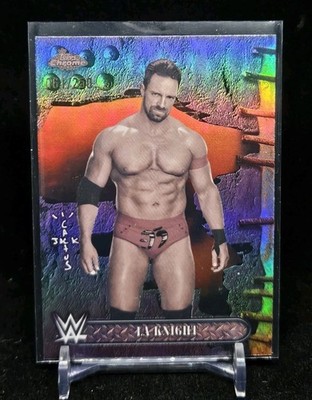LA Knight 2025 Topps Chrome WWE Cactus Jack Purple Refractor /250 Limitiert 