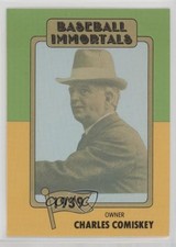1980-84 SSPC Baseball Immortals 1st Printing Charles Comiskey #19 2k3