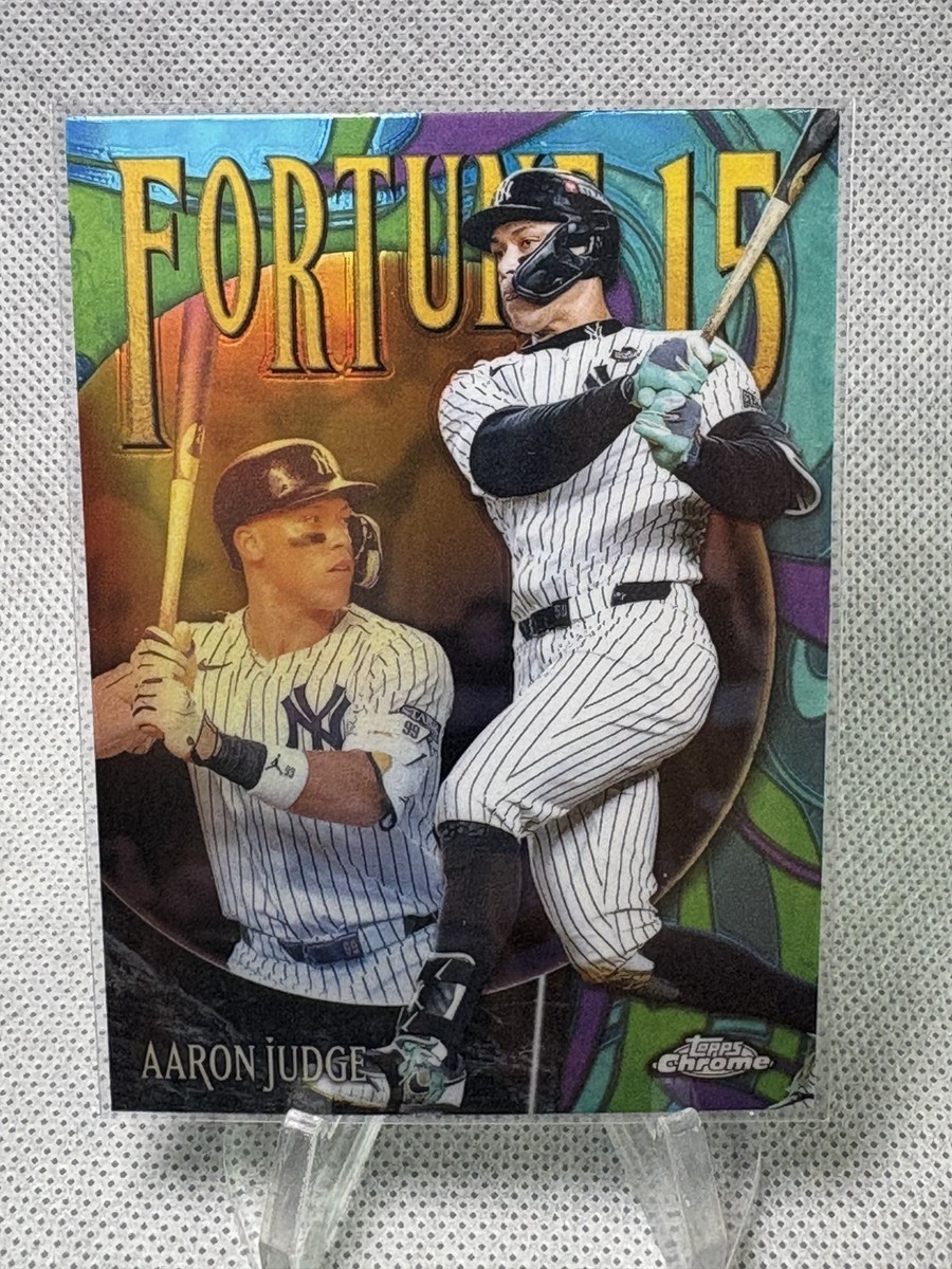 2025 TOPPS CHROME AARON JUDGE FORTUNE 15 #F15-1 YANKEES | eBay