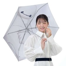 Disney store Baymax Folding Umbrella for Sunny and Rainy Days Comes with Pouch
