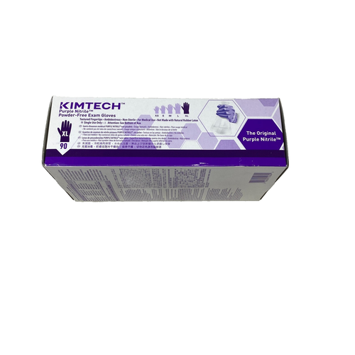 Kimtech Kimberly-Clark Nitrile Disposable Exam Gloves Purple XL, Pack of 90 - Picture 3 of 3