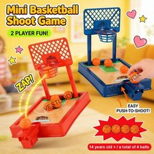Portable Mini Basketball Game Desk Table Top Toy Gift for Kids Adults Random 1Pc