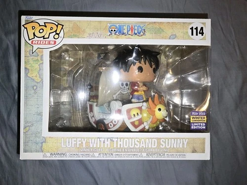 Funko Pop! Rides: One Piece - Luffy With Thousand Sunny (Winter Convention) #114