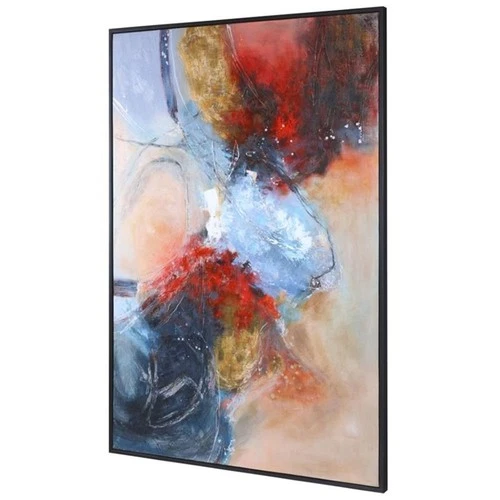 Uttermost Summer Sunset Wood Abstract Hand Painted Canvas in Multi-Color - Picture 2 of 8