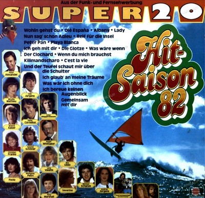 Various - Super 20 Hit-Saison 82 LP (VG/VG) .*