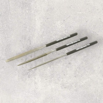 Tamiya Craft Tools 74104 Basic File Set (Smooth Double-cut) for Model Kits