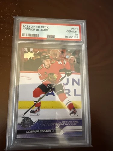2023-24 Upper Deck Series 2 - Young Guns Connor Bedard #451 (RC) PSA 10
