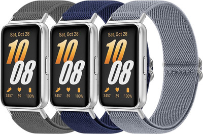 3 PACK Bands for Samsung Galaxy Fit 3 Band Women Men, Soft Adjustable Nylon Repl