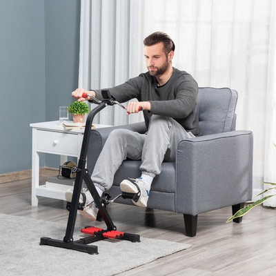 #ad #ad Portable Exercise Bike for Home w Muscle Loosening Massagers Cardio Equipment $59.99