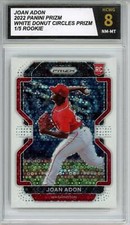 2022 Panini Prizm White Donut Circles #154 Joan Adon 1/5 Rookie Baseball HCWG 8 