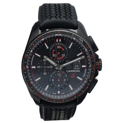 Tag Heuer Carrera CBB2080-0 Calibre 16 Senna Black PVD Rubber Auto Men's Watch