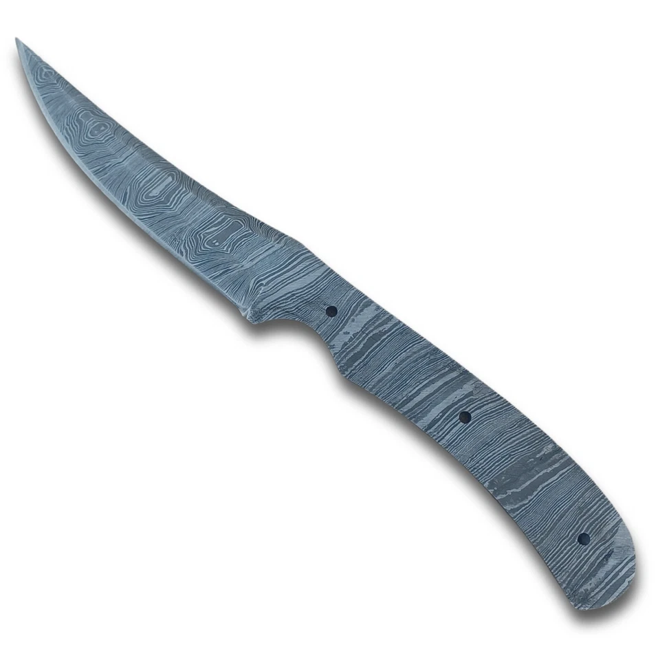 Handgefertigt Messerrohling - Damaststahl klingenrohling - Campingmesser - Bild 2 von 4