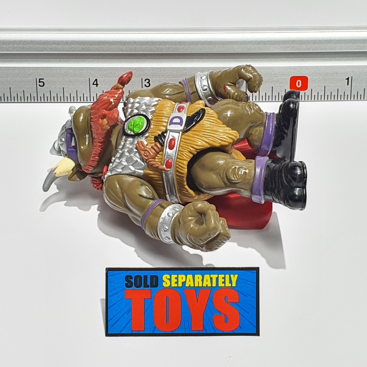 Vtg TMNT Warrior of the Forgotten Sewer DWARF DON w red CAPE 1994