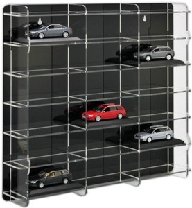 Sora Model Car Display Cabinet 1 43 Back Panel Black For 18