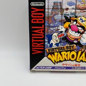 Nintendo Virtual Boy Wario Land Hidden Treasure in Video Games with box New