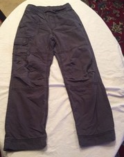 Gap Kids Boys Dark Gray Casual Dress Pants Adjustable Waist Boys Size Large