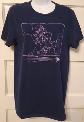 Fate Stay Night Shirt Mens M Blue Purple Heaven