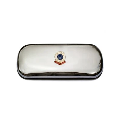 KNIGHT Crystal Palace Football Club Polished Chrome Glasses Case
