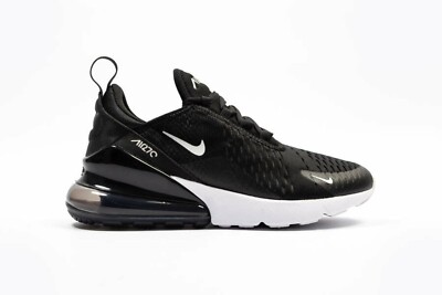 Nike Air Max 270 Black White Womens AH6789-001 NEW