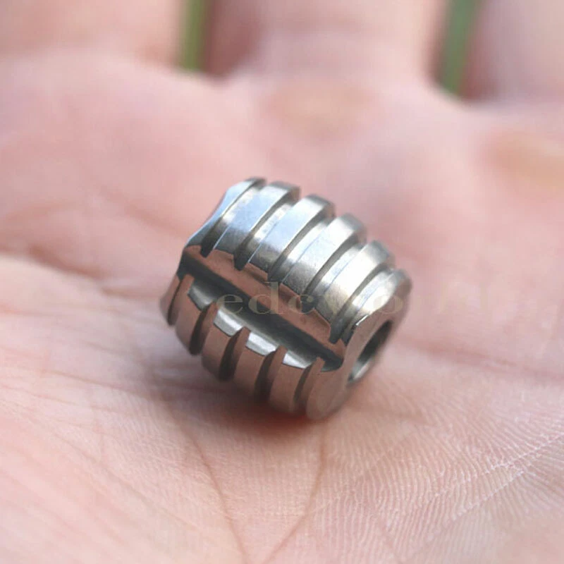 EDCgear TC4 钛 Ti 钥匙降落伞绳 EDC 吊坠珠挂绳工具 DZ-KB3 — 第 2/4 张图片