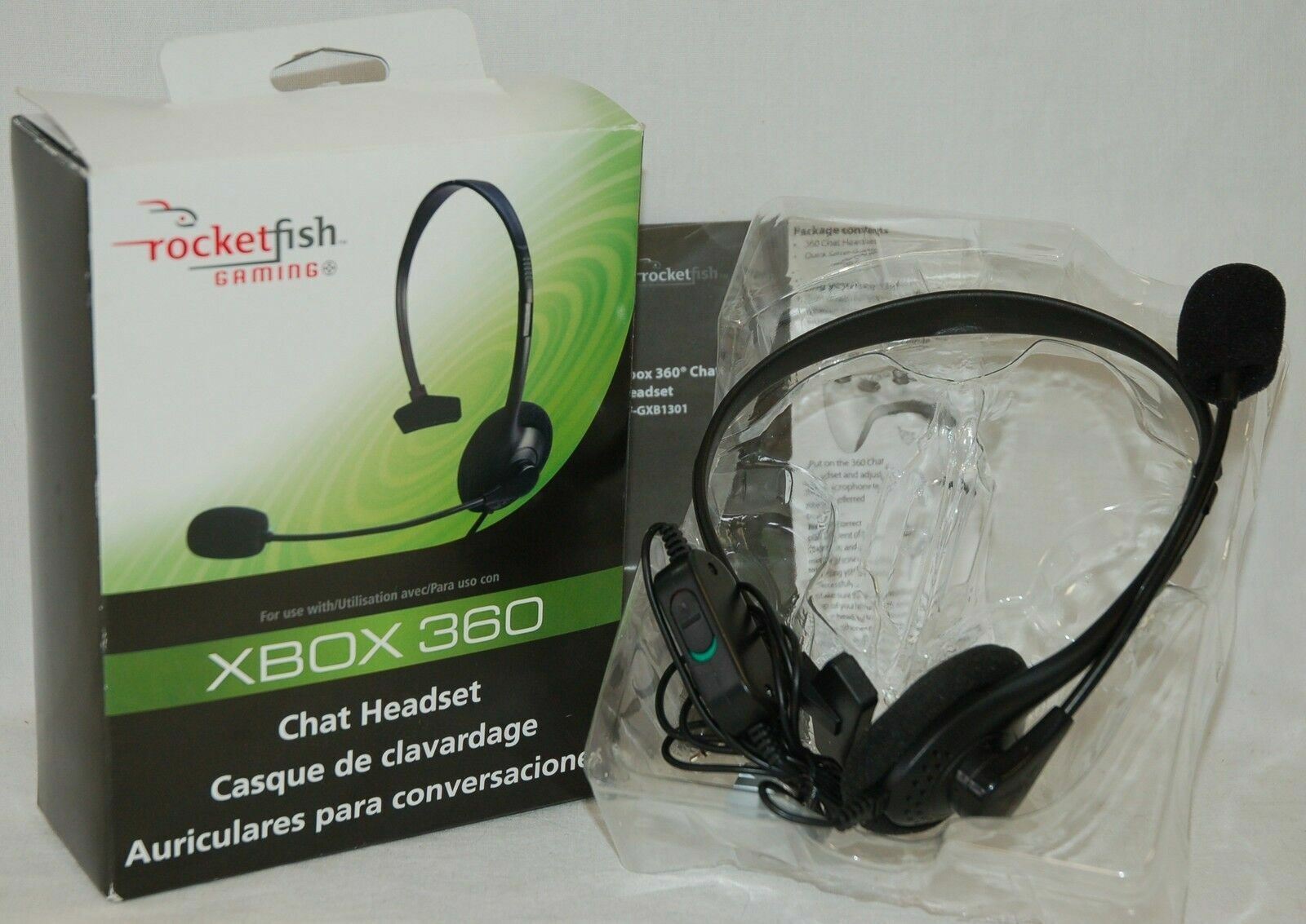 Rocketfish Universal Wired Gaming Headset W 3d Sound Xbox 360 PlayStation 3  PC for sale online