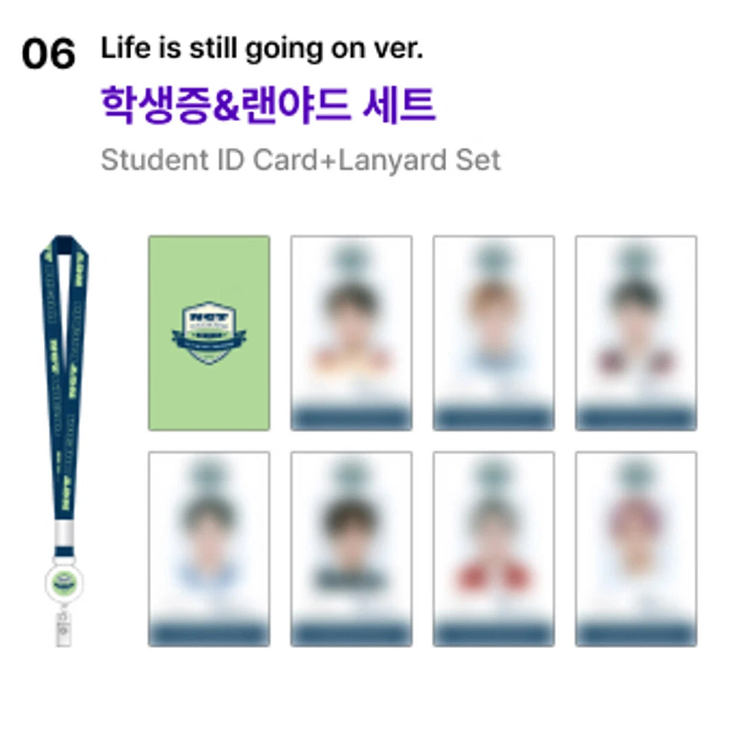 SM ARTIST NCT DREAM EXHIBITION DREAM VIBE 3rd MD : STUDENT ID CARD + LANYARD SET