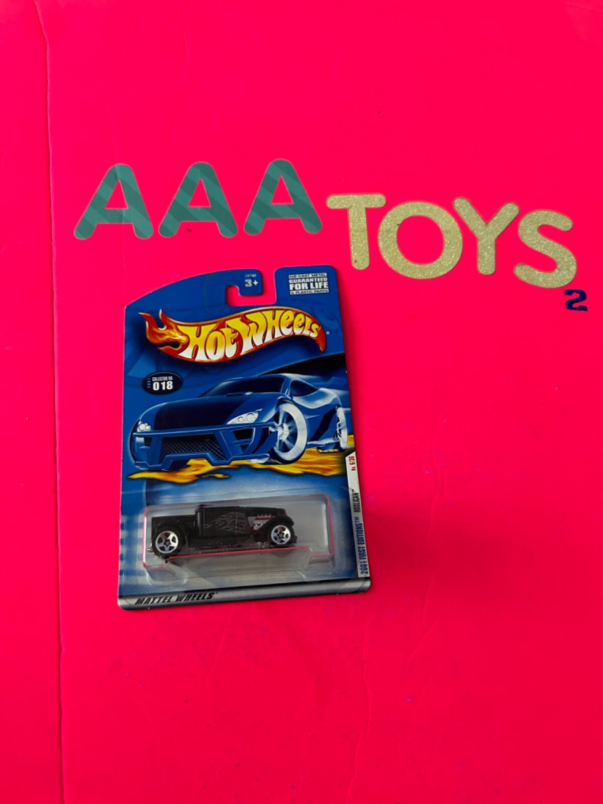 2001 HOT WHEELS FIRST EDITION HOOLIGAN BLACK 6/36