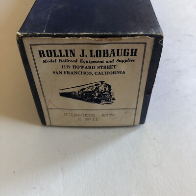 Vintage Lobaugh Milwaukee Auto 2 Rail Train