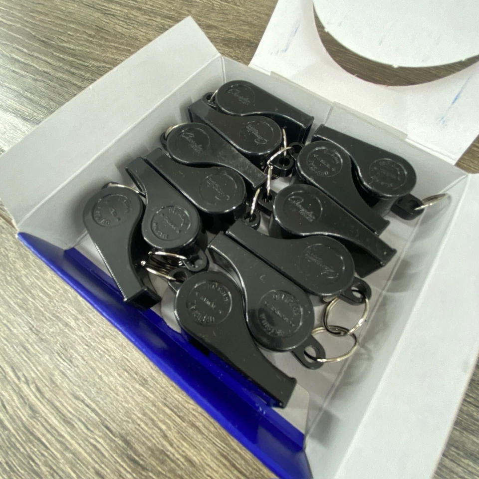 Champion Sports High Quality Whistles 1 Dozen Black Sports - Image 4 of 4