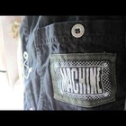 Machine Gun Long Sleeve Work Shirt Triangles 80s Retro Costume Hip Hop Yellow — photo 4