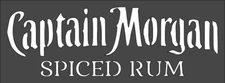 4"x10" Clear Plastic Stencil - Captain Morgan Rum (SC317)*****