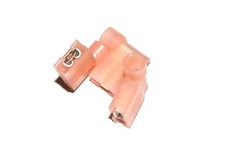 25 Red NYLON Fully Insulated FLAG Terminal 22-18 Gauge Wire .187 Female