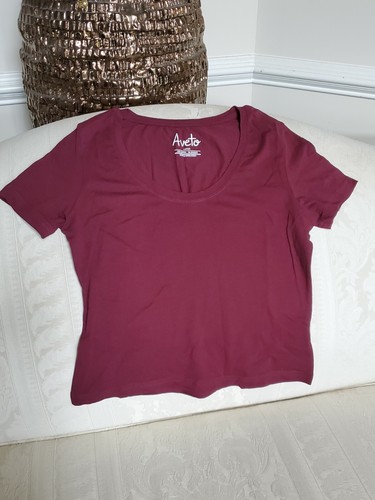Cropped Short Sleeve Tee By Aveto Size 