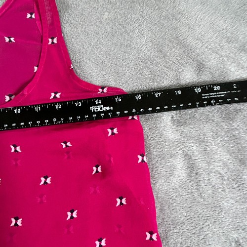 Old Navy Sleeveless Blouse Small Pink Boho Chic 100% Polyester - Picture 4 of 8