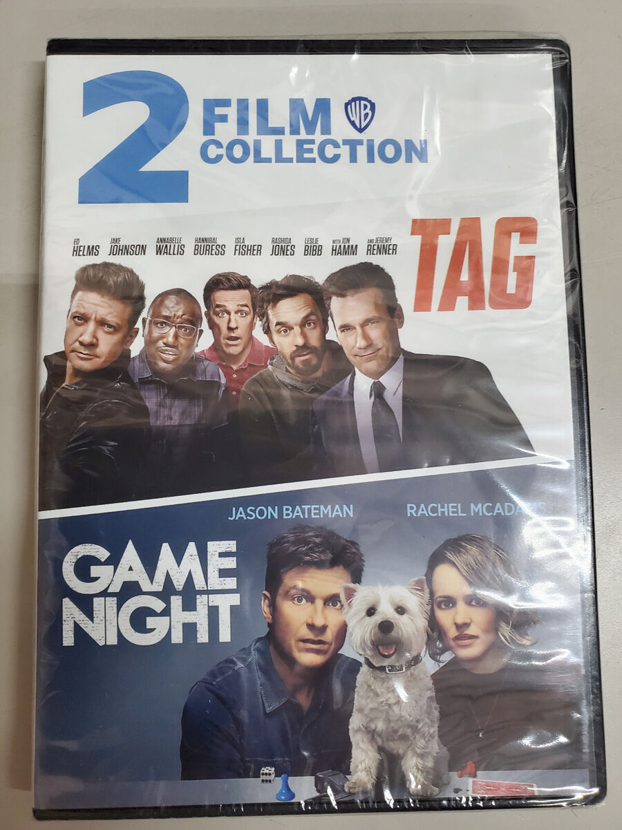 2 Film Collection Tag and Game Night (DVD Movie 2020) Double