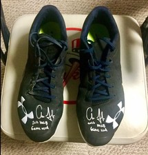 Aaron Judge 2016 ROOKIE Game Used Autographed Signed UA Cleats - THE BEST!!