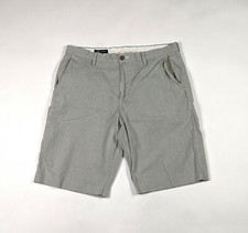 J. Crew Mens Classic Fit Shorts Size 34 Striped Chinos