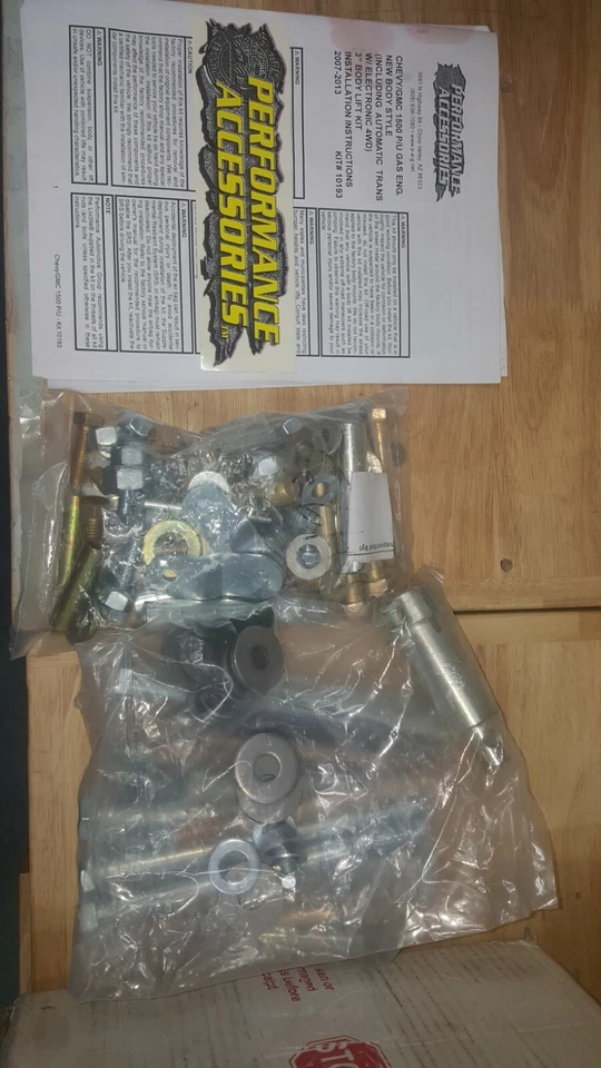 Performance Accessories PA10193 3" Body Lift Kit for 2007-13 Chevrolet GMC 1500 Foto 2 de 4