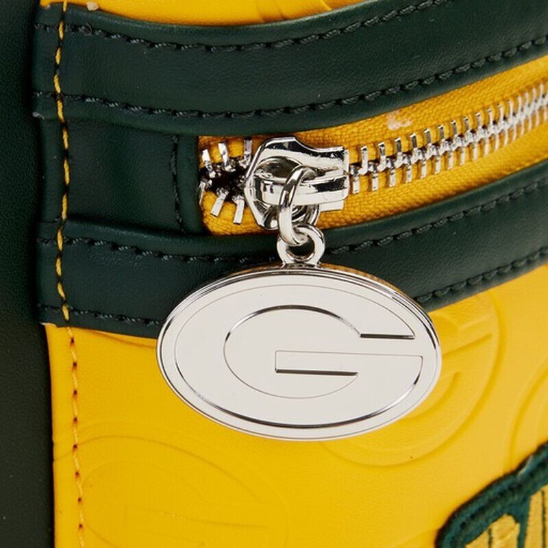 Loungefly NFL Football Green Bay Packers Double Strap Mini Backpack